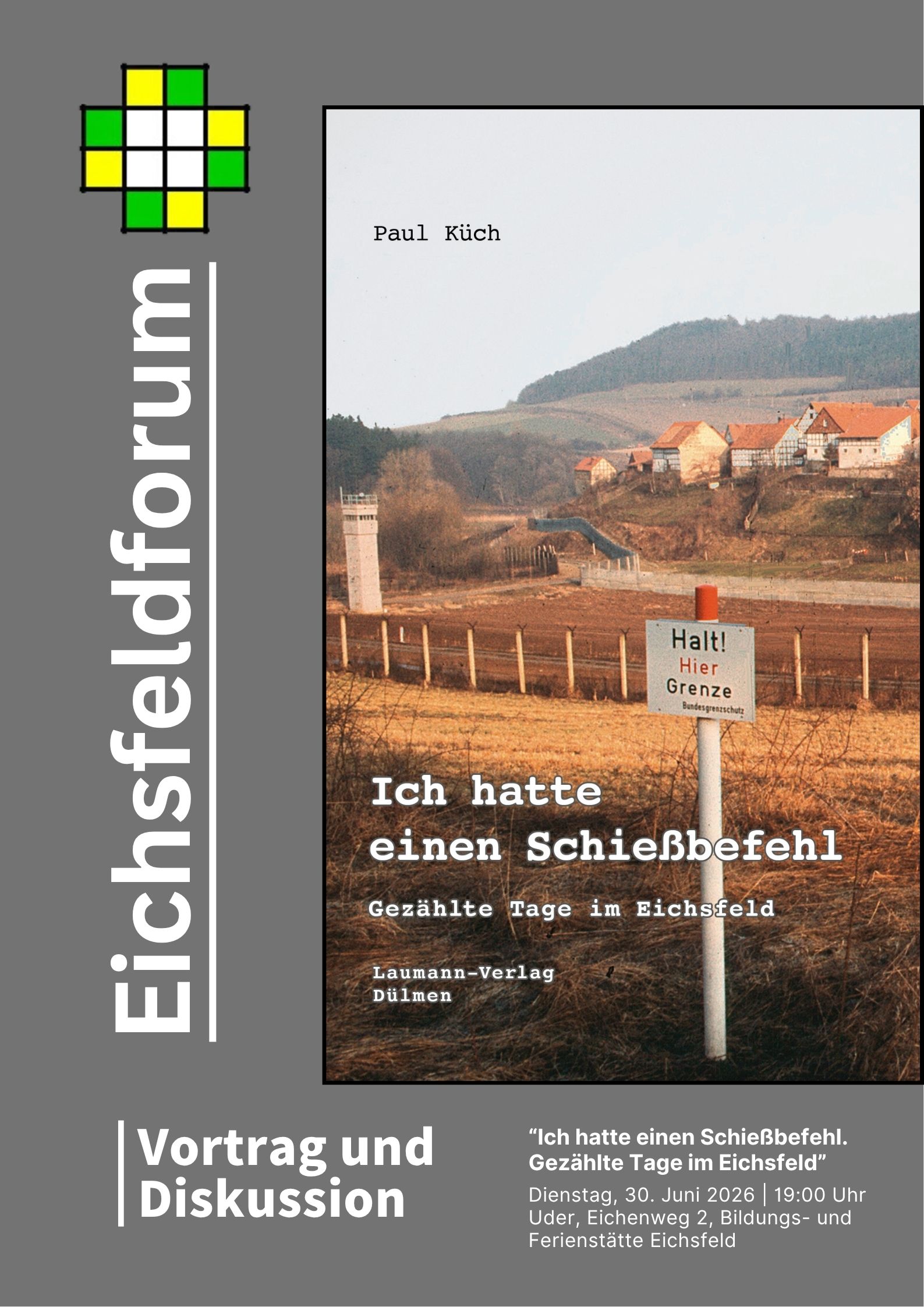	Plakat für die Veranstaltung am 30.6.26