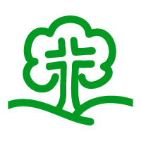 Baum mit Stamm als Kreuz