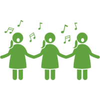 Grafik Personen die singen
