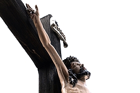 Jesus am Kreuz (Detailaufnahme)