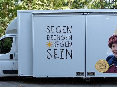 Sternsingermobil auf großer Deutschland-Tour 