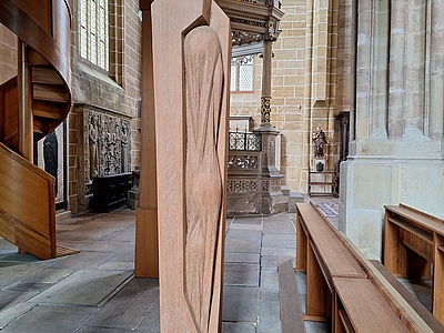 Neue Stele im Erfurter Dom