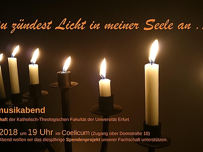 Du zündest Licht in meiner Seele an