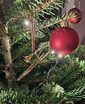 Schmuck am Weihnachtsbaum