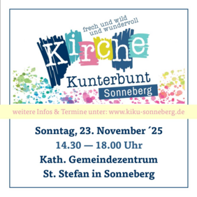 Kirche Kunterbunt Plakat