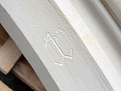 Steinmetzzeichen am Erfurter Dom