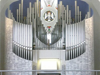 Orgel in der katholischen Kirche in Sonneberg