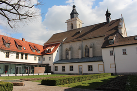Innenhof der Kirche St. Wigbert in Erfurt