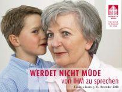 "Werdet nicht müde, von IHM zu sprechen"