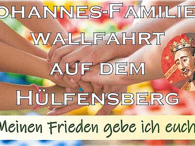 Plakat zur Familienwallfahrt auf dem Hülfensberg