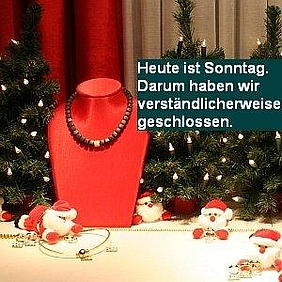 Kaufen und verkaufen nur an einem Sonntag im Advent