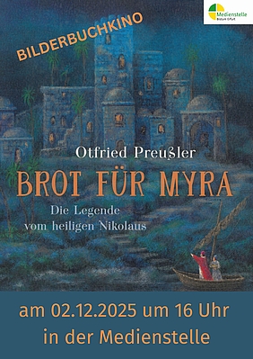 Plakat für eine Veranstaltung mit dem Cover eines Buches