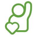 	Icon Mensch und Herz für Förderung Ehrenamt