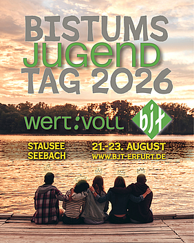 Plakat Jugendliche sitzen am See