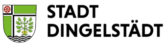 Logo Stadt Dingelstädt und Wappen mit Zweig 