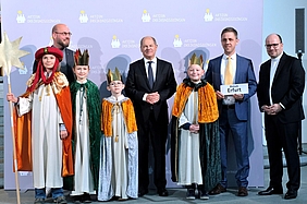 Bundeskanzler empfing die Sternsinger*innen