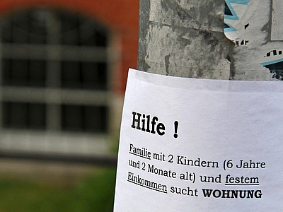 Mehr bezahlbaren Wohnraum für Familien